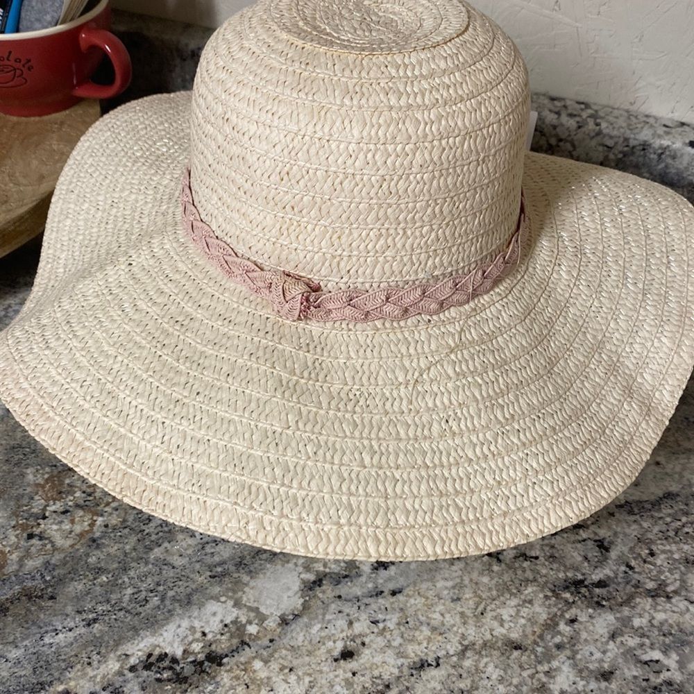 Hat with Pink Band